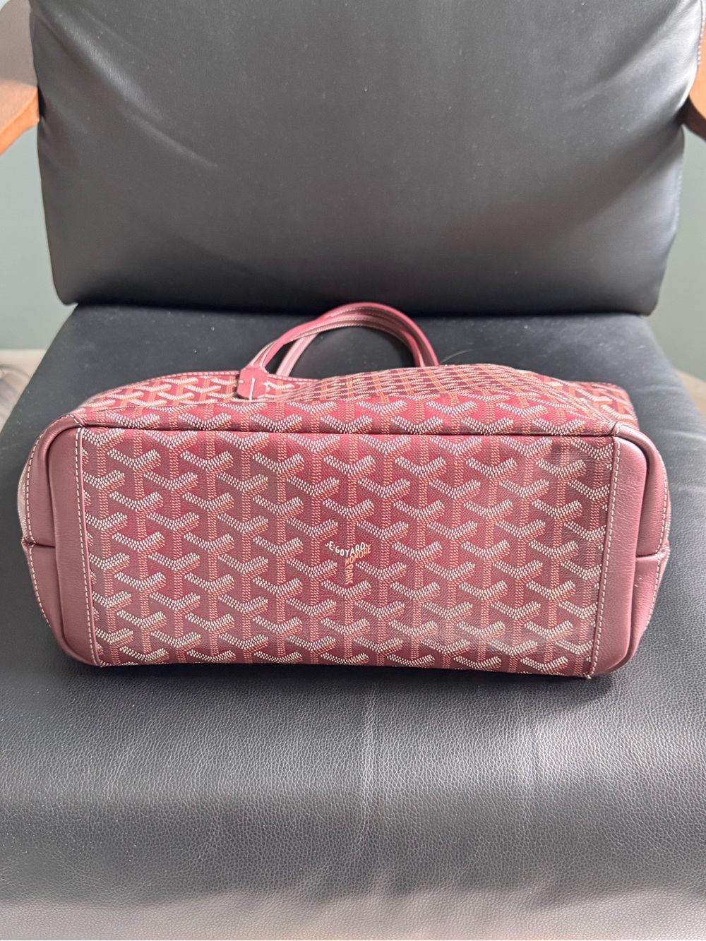 Goyard Sac Artois PM Tote Bag Burgundy - Picture 11 of 16